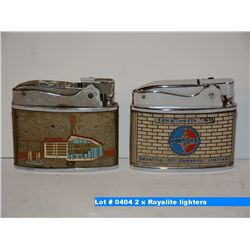 2 x Royalite lighters