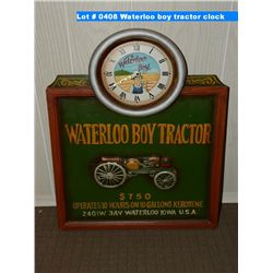 Waterloo boy tractor clock