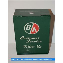 BA customer service followup box