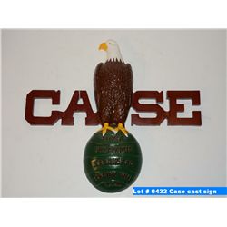 Case cast sign