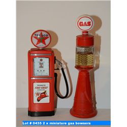 2 x miniature gas bowsers