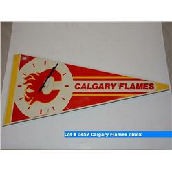 Calgary Flames clock