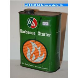 BA Barbeque starter tin