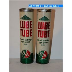 2 x BA Lube tubes