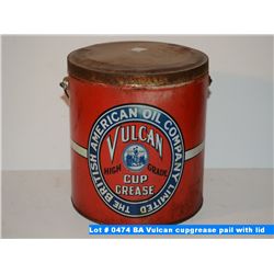 BA Vulcan cupgrease pail with lid