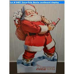 Coca-Cola Santa cardboard display