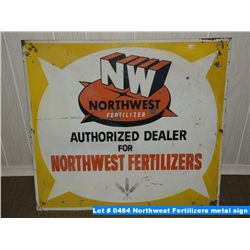 Northwest Fertilizers metal sign