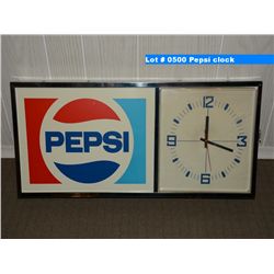 Pepsi clock