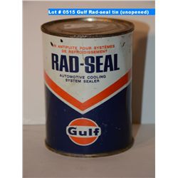 Gulf Rad-seal tin (unopened)