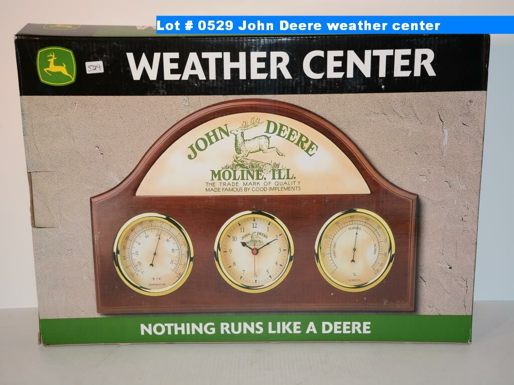 John Deere weather center