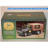 Image 2 : Ertl John Deere 1918 Vintage runabout tractor trailer & 1957 Chevy stake truck