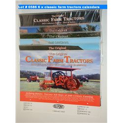6 x classic farm tractors calendars
