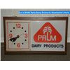 Image 1 : Palm Dairy Products illuminated clock