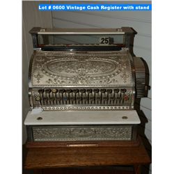 Vintage Cash Register with stand/cupboard