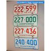 Image 1 : 4 x Sask. License plates