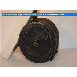 vintage clothes line - Eaton's Hardware Store