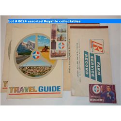 assorted Royalite collectables