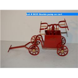Goulds pump on cart