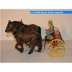 Horse drawn hayrack