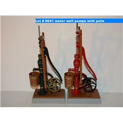 water well pumps with pails