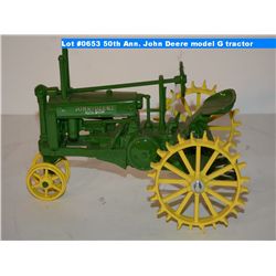 50th Ann. John Deere model G tractor