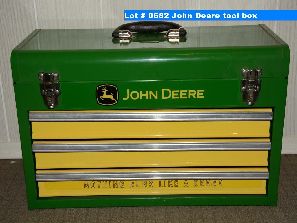 John deere stainless steel tool box Clearance