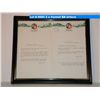 Image 2 : 2 x framed BA letters