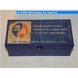 BA tubeless tire repair kit