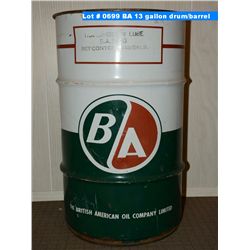 BA 13 gallon drum/barrel
