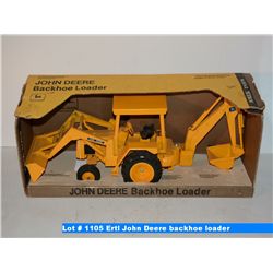 Ertl John Deere backhoe loader