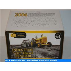 50th Ann. John Deere 820 diesel tractor