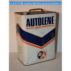 BA 2 gallon Autolene general purpose lubricating oil
