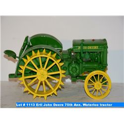 Ertl John Deere 75th Ann. Waterloo tractor