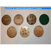Image 4 : 12 x assorted belt buckles & 7 x tokens