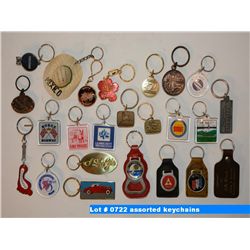 assorted keychains