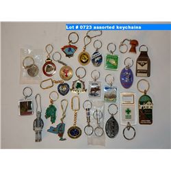 assorted keychains