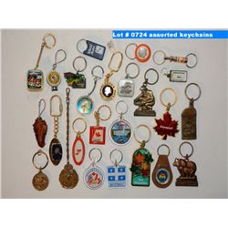assorted keychains