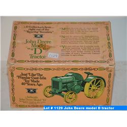 John Deere model D tractor