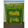 Image 1 : John Deere Collector metal tractor sign