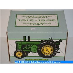 Ertl John Deere model 80 tractor