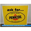 Image 1 : ask for Penzoil - double-sided metal sign