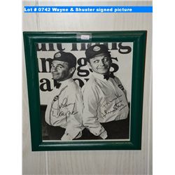 Wayne & Shuster signed picture