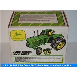 Ertl John Deere 5020 diesel tractor, farm toy museum collector edition