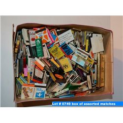 box of assorted matches