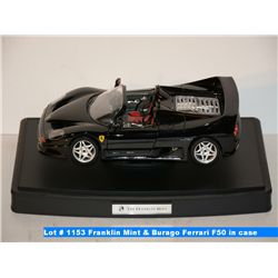 Franklin Mint & Burago Ferrari F50 in case