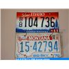 Image 1 : 5 x USA license plates