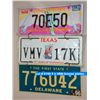 Image 2 : 5 x USA license plates