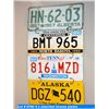 Image 1 : 4 x assorted license plates