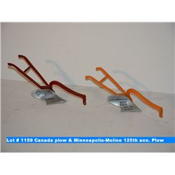 Canada plow & Minneapolis-Moline 125th ann. Plow