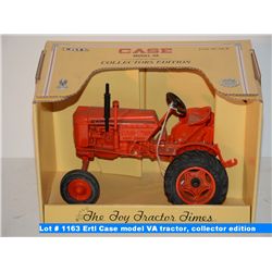 Ertl Case model VA tractor, collector edition